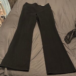 American Eagle Pull On Flared Pants Black, M - SHORT